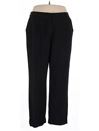 Pre-owned Larry Levine Dress Pants In Black
