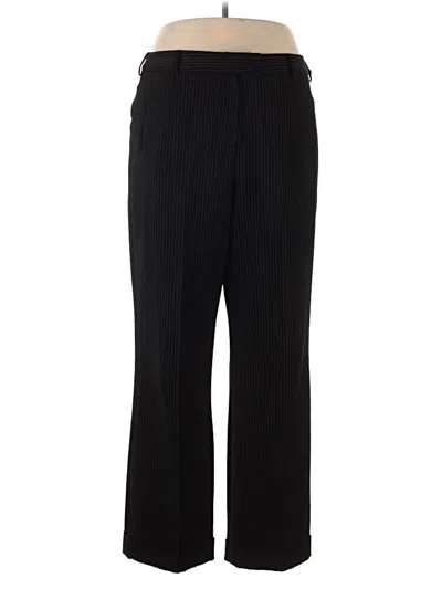 Pre-owned Larry Levine Dress Pants In Black