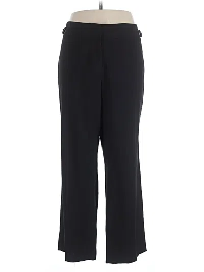 Pre-owned Larry Levine Dress Pants In Black