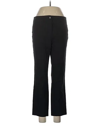 Pre-owned Larry Levine Dress Pants In Black