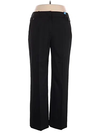 Pre-owned Larry Levine Dress Pants In Black
