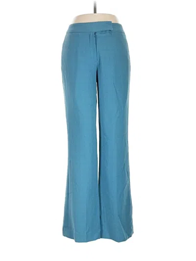 Pre-owned Larry Levine Dress Pants In Blue