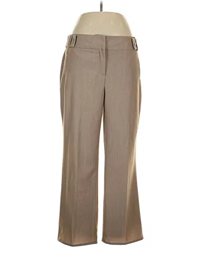 Pre-owned Larry Levine Dress Pants In Brown