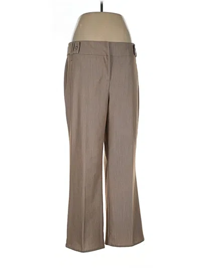 Pre-owned Larry Levine Dress Pants In Brown