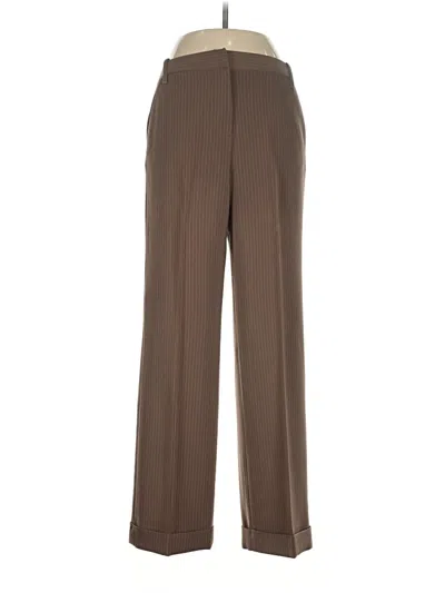 Pre-owned Larry Levine Dress Pants In Brown