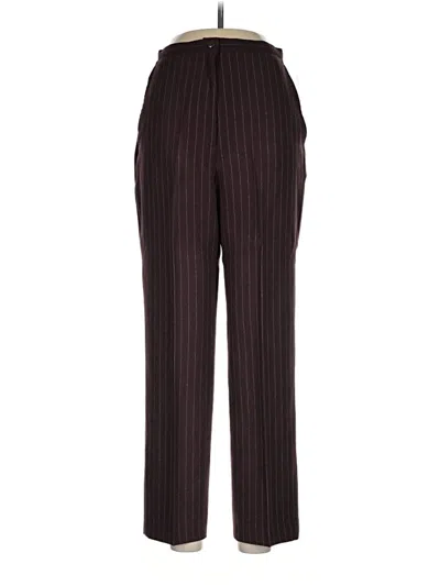 Pre-owned Larry Levine Dress Pants In Brown