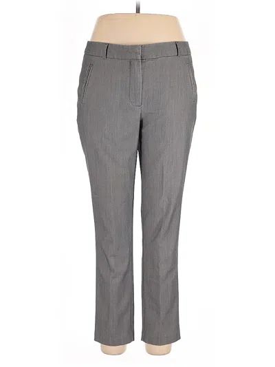Pre-owned Larry Levine Dress Pants In Gray