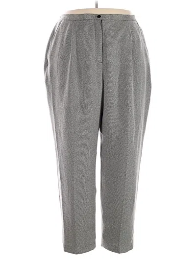 Pre-owned Larry Levine Dress Pants In Gray