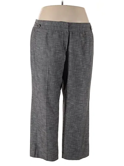 Pre-owned Larry Levine Dress Pants In Gray