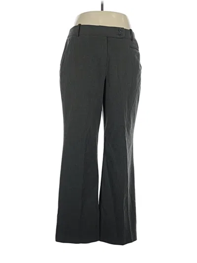 Pre-owned Larry Levine Dress Pants In Gray