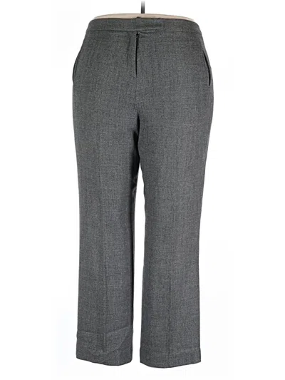 Pre-owned Larry Levine Dress Pants In Gray