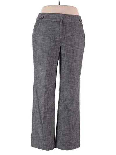 Pre-owned Larry Levine Dress Pants In Gray