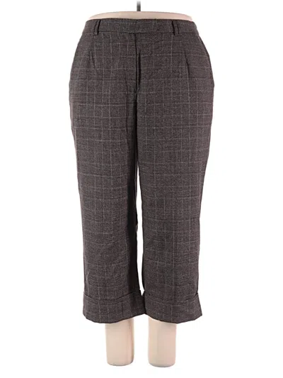 Pre-owned Larry Levine Dress Pants In Gray
