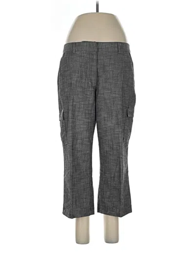 Pre-owned Larry Levine Dress Pants In Gray