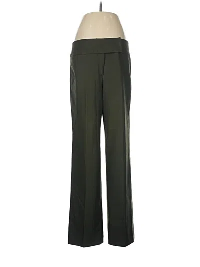 Pre-owned Larry Levine Dress Pants In Green