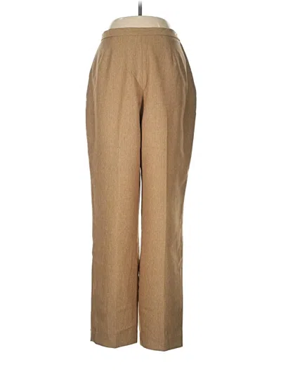 Pre-owned Larry Levine Dress Pants In Tan