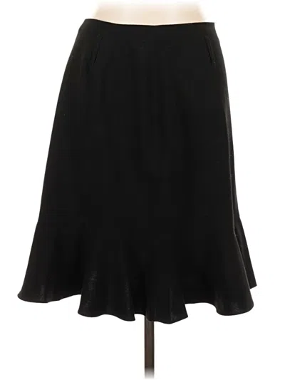 Pre-owned Larry Levine Formal Skirt In Black