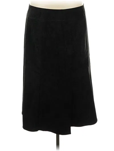 Pre-owned Larry Levine Formal Skirt In Black
