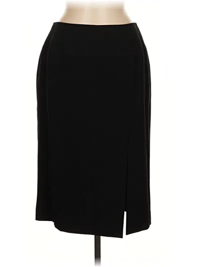 Pre-owned Larry Levine Formal Skirt In Black
