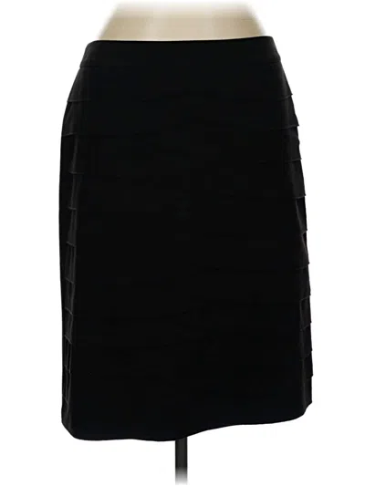 Pre-owned Larry Levine Formal Skirt In Black