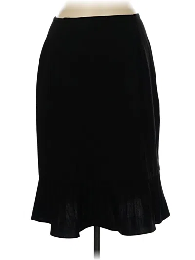 Pre-owned Larry Levine Formal Skirt In Black
