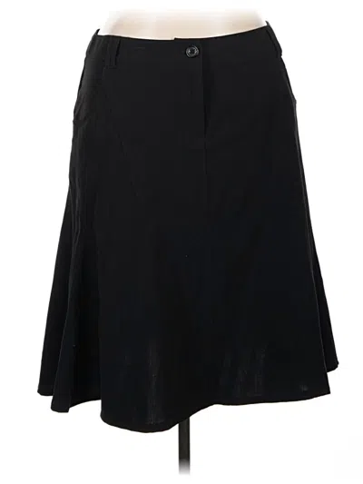 Pre-owned Larry Levine Formal Skirt In Black
