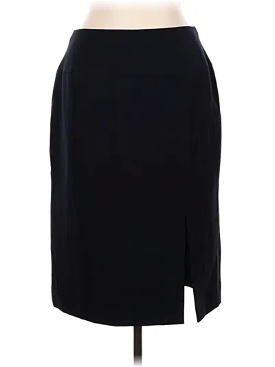 Pre-owned Larry Levine Formal Skirt In Black