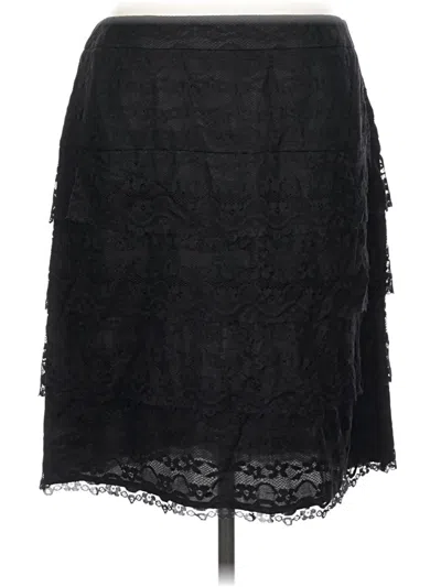 Pre-owned Larry Levine Formal Skirt In Black