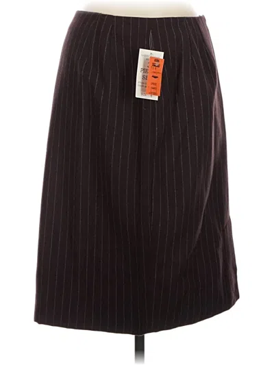 Larry Levine Formal Skirt In Brown