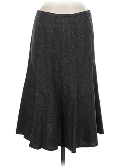 Pre-owned Larry Levine Formal Skirt In Gray