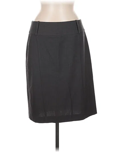 Pre-owned Larry Levine Formal Skirt In Gray