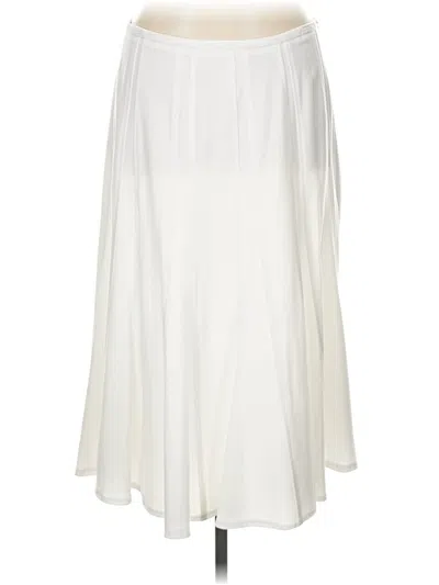 Pre-owned Larry Levine Formal Skirt In Ivory