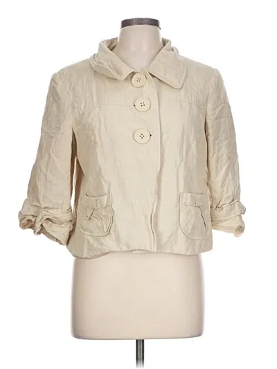 Pre-owned Larry Levine Jacket In Ivory