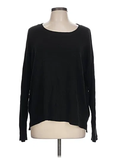 Pre-owned Larry Levine Pullover Sweater In Black