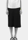 Lars Andersson Women's Knee Length Skirt-wrap In Black In Black