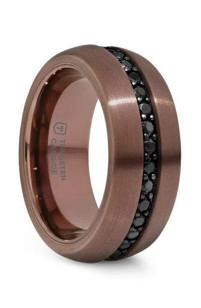 Larson Jewelers Artemis Tungsten Carbide Ring In Brown