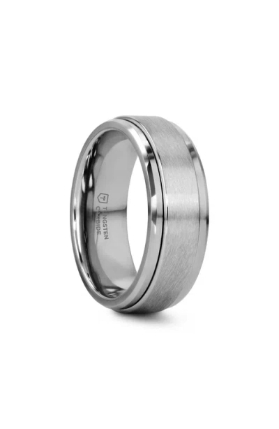 Larson Jewelers Revolution Tungsten Carbide Spinning Band In Silver
