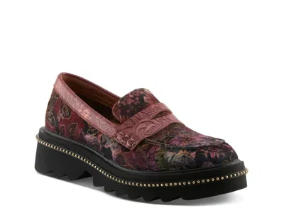 L'artiste Altonavivi Platform Penny Loafer In Pink
