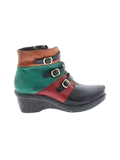 Pre-owned L'artiste Ankle Boots In Green