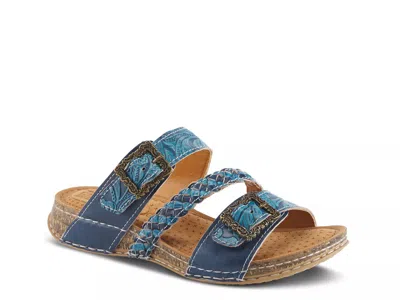 L'artiste Astra Platform Sandal In Blue