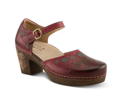 L'artiste Bridgitte Pump In Burgundy