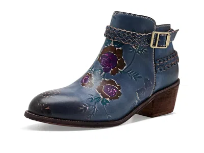 L'artiste By Spring Step Across Women's Boots Blue: Eu 42 (us Women's 10.5-11) M, Leather