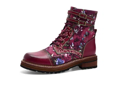 L'artiste By Spring Step Alltheway Women's Boots Bordeaux: Eu 35 (us Women's 5) M, Leather In Purple