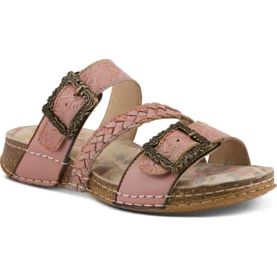 L'artiste By Spring Step Astra Slide Sandal In Multi