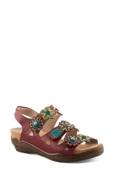 L'artiste By Spring Step Bethie Sandal In Brown