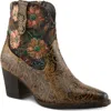 L'artiste By Spring Step Brydie Western Boot In Multi