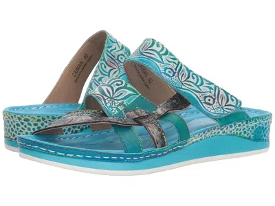 L'artiste By Spring Step Caiman In Blue