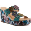 L'artiste By Spring Step Caprice Wedge Sandal