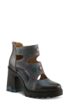L'artiste By Spring Step Capsule Blum Platform Bootie In Blue