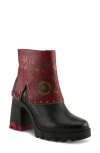 L'artiste By Spring Step Carizma Foldover Shaft Platform Bootie In Multi